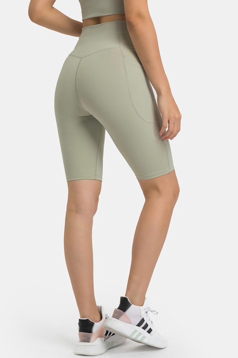 Savannah High Waist Biker Shorts with Pockets