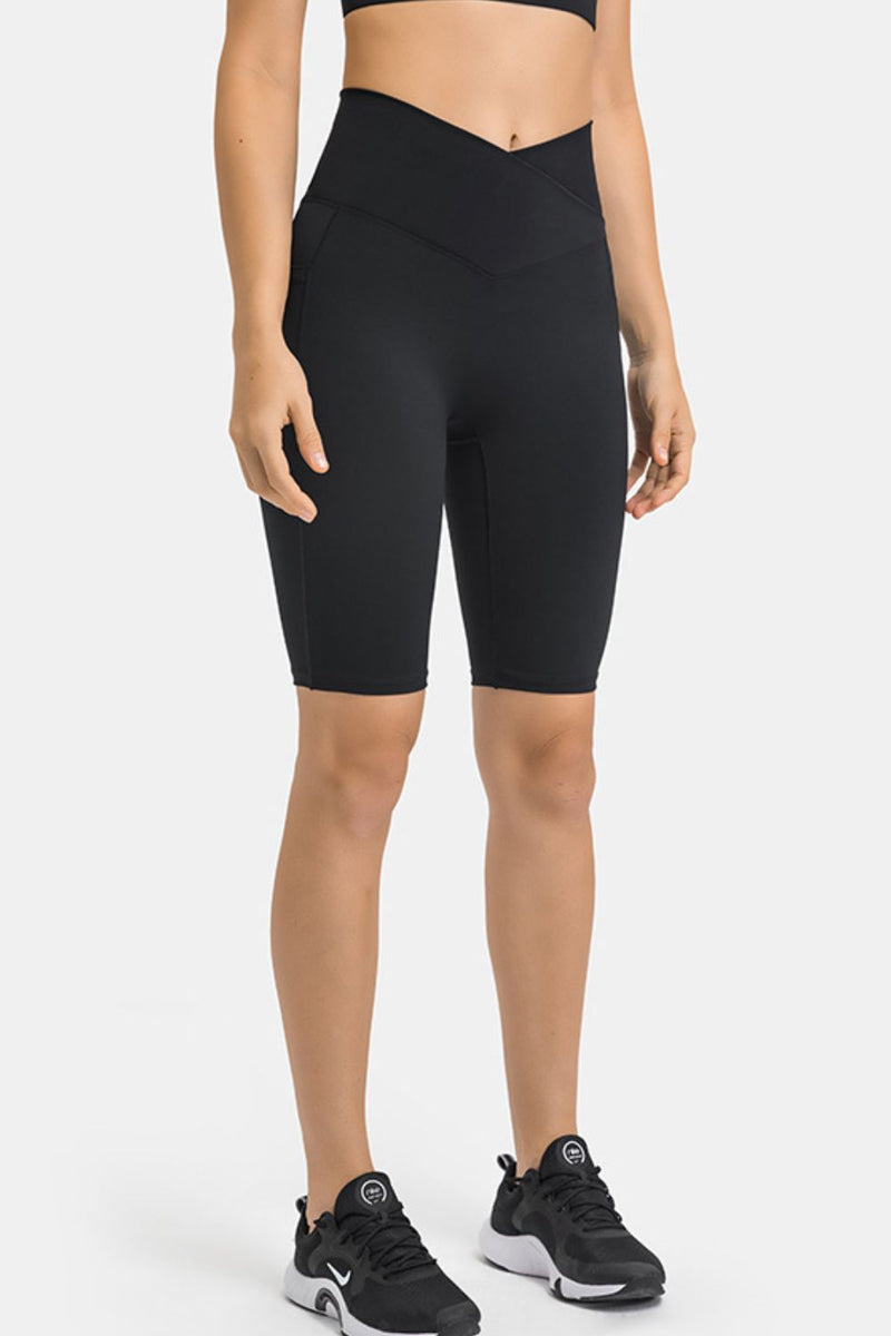 Savannah High Waist Biker Shorts with Pockets