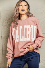Malibu Oversized Crewneck Sweatshirt