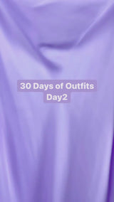 Lilibeth Purple Knit Sweater