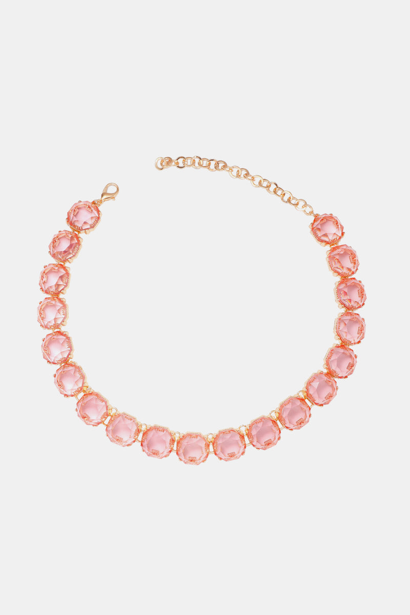 Leia Zinc Alloy Resin Necklace