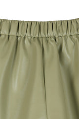Ginna Vegan leather shorts