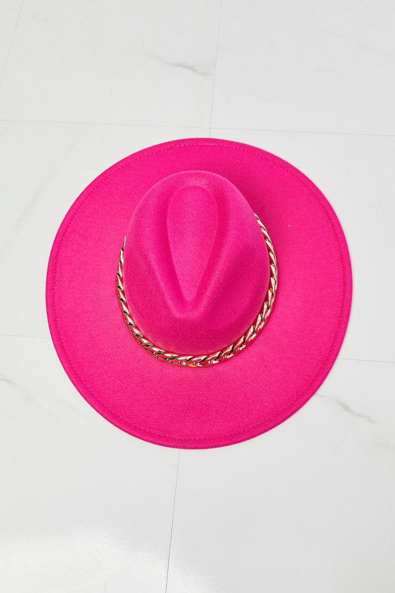 Josephine Fedora Hat in Pink