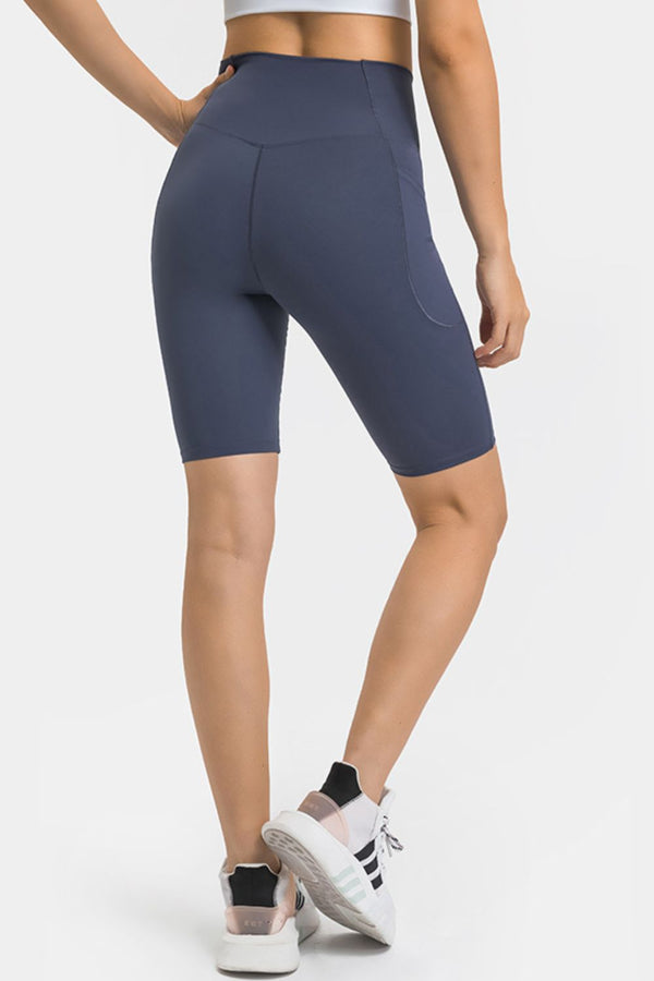 Savannah High Waist Biker Shorts with Pockets
