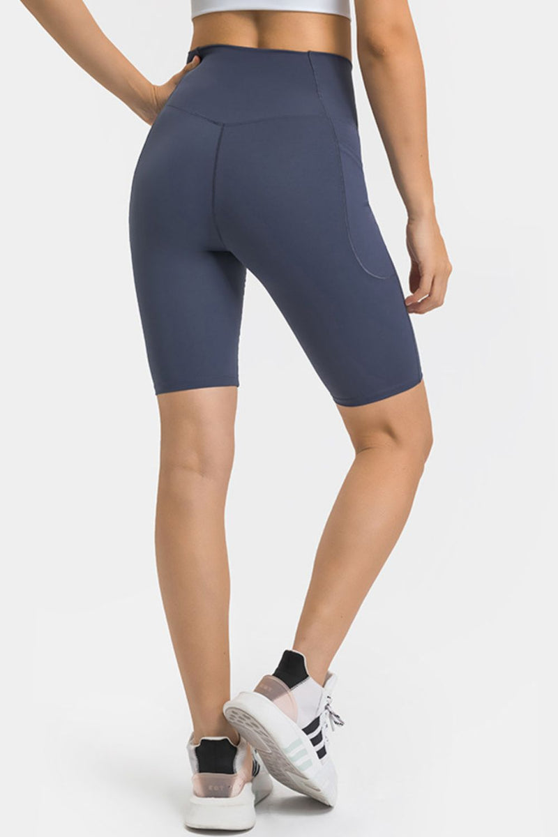 Savannah High Waist Biker Shorts with Pockets