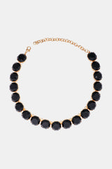 Leia Zinc Alloy Resin Necklace