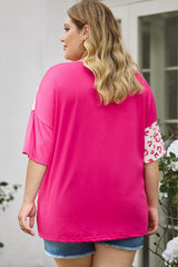 Lucy Plus Size Leopard V-Neck T-Shirt