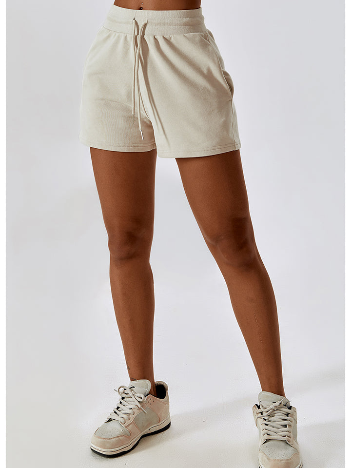 Juniper Drawstring Smocked Waist Sports Shorts
