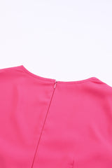 Catherine Balloon Sleeve Cutout Plunge Jumpsuit
