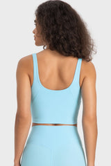 Bianca Deep V-Neck Crop Sports Bra