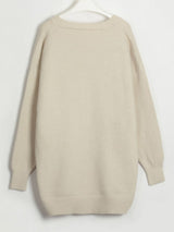 Miracle V-Neck Dropped Shoulder Sweater Dress
