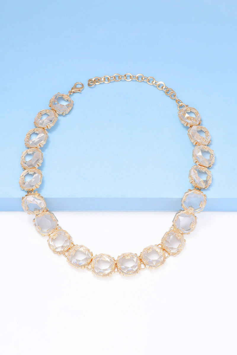 Leia Zinc Alloy Resin Necklace