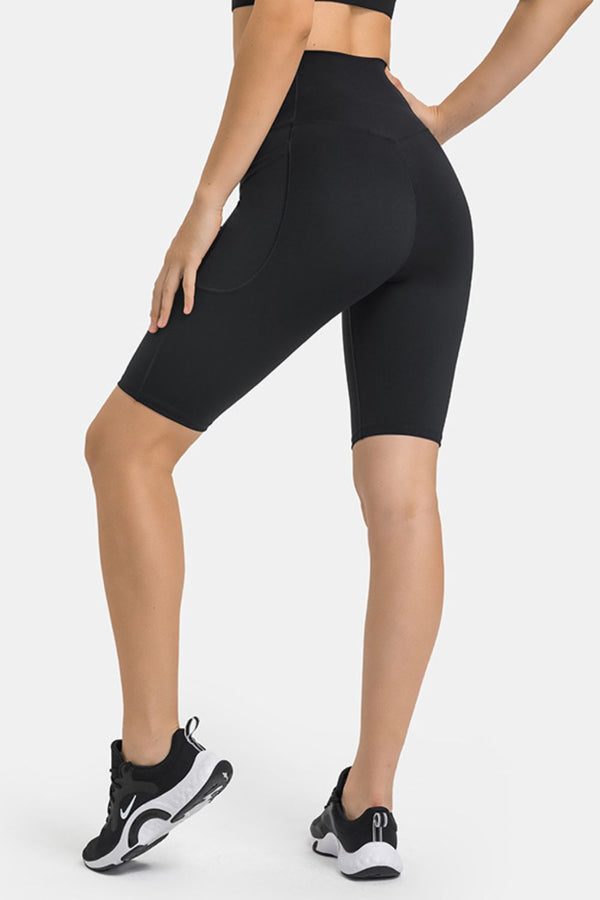 Savannah High Waist Biker Shorts with Pockets