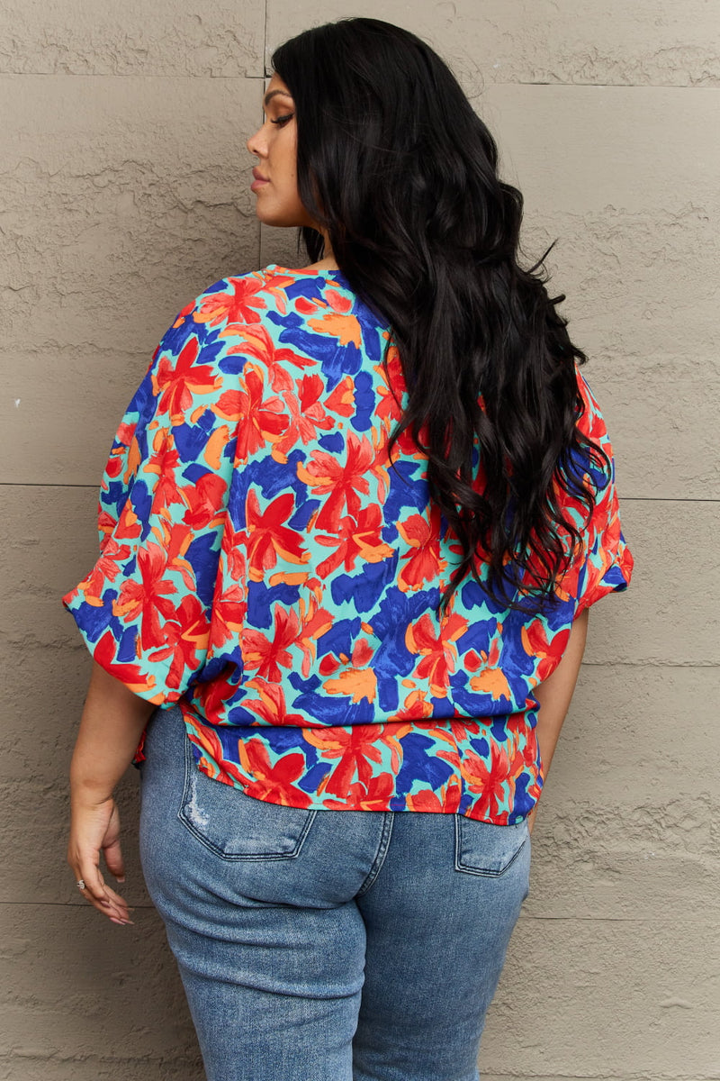 Lorene Plus Size Floral Blouse