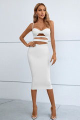 Carolina Cutout Spaghetti Strap Bodycon Dress