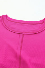 Lorraine Plus Size Round Neck Dropped Shoulder Tee