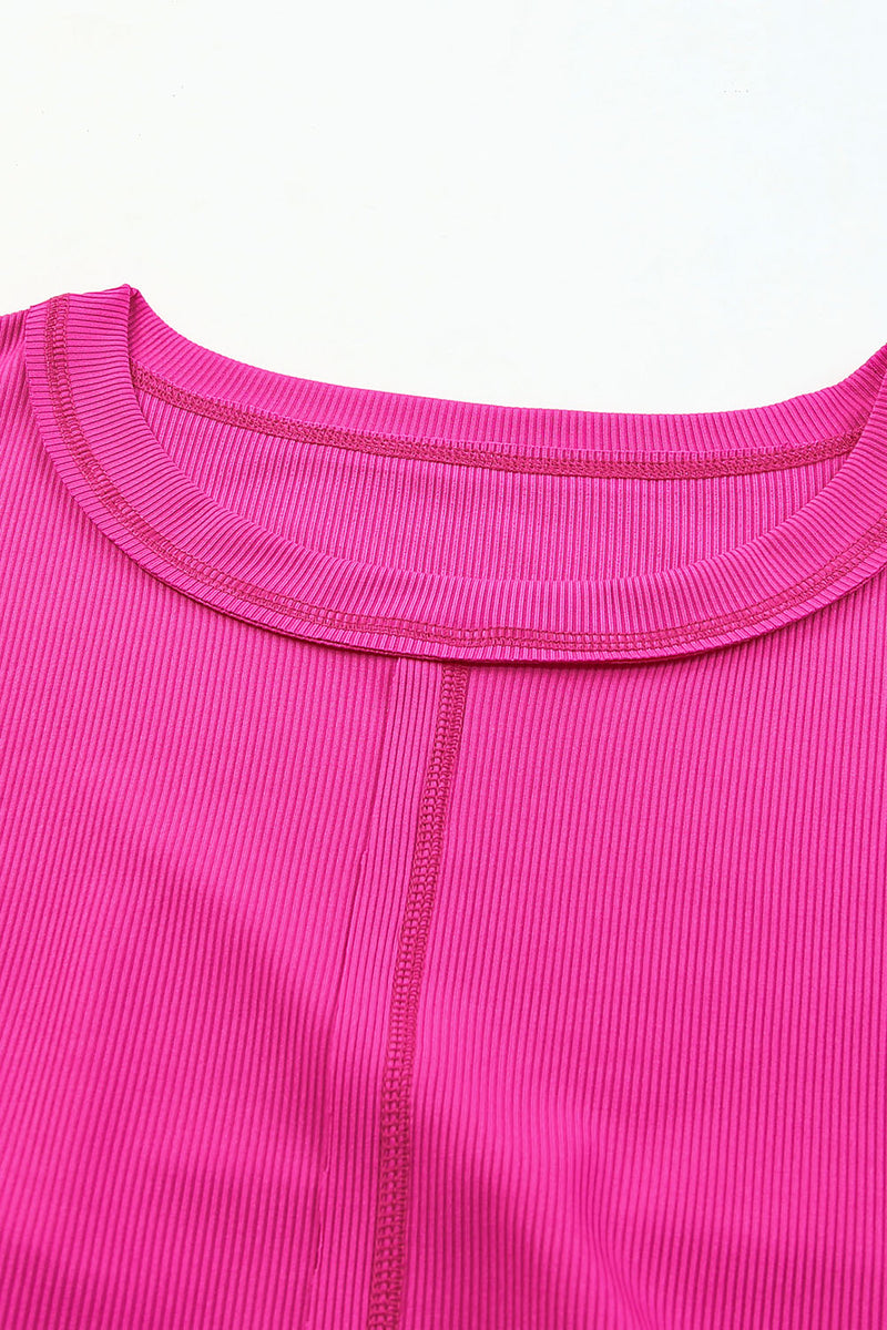Lorraine Plus Size Round Neck Dropped Shoulder Tee