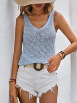 Sophia Scoop Neck Sleeveless Tank